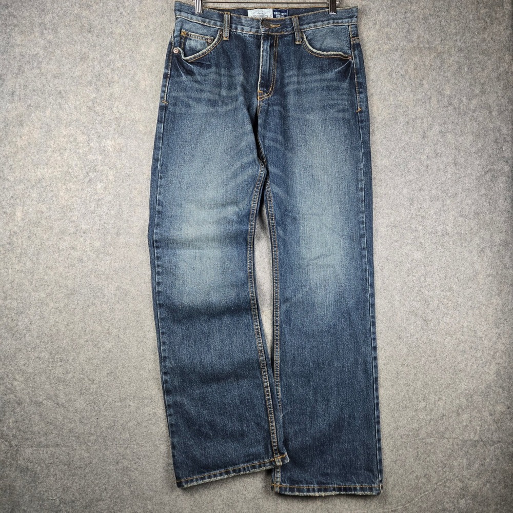 Aeropostale Benton Jeans Mens 30x34 Blue Bootcut Denim Y2K Skater Grunge Indie